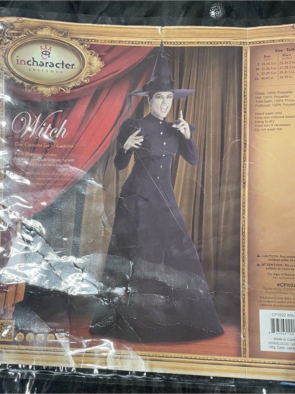 Halloween Women's Witch Costume size XL